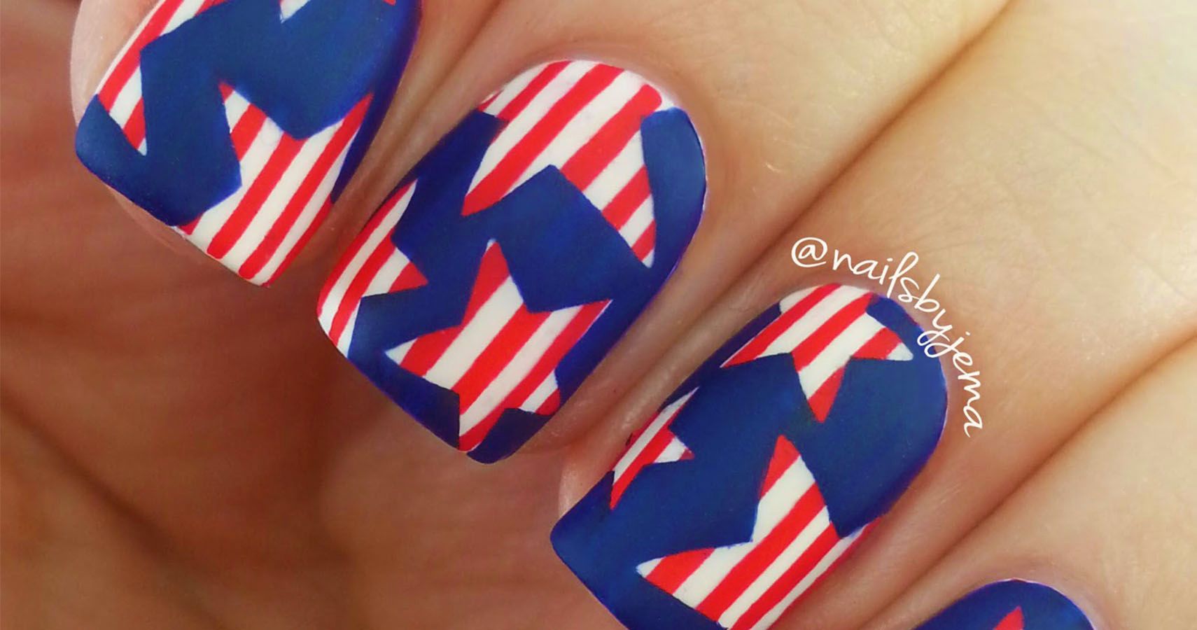 15 Patriotic Nail Art Ideas For The 4th Of July 15 Patriotic Nail Art Ideas For The 4th Of July