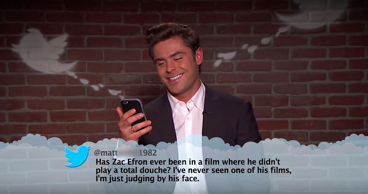Hysterical Celebrity Burns From Jimmy Kimmel's Mean Tweets Hysterical Celebrity Burns From Jimmy Kimmel's Mean Tweets