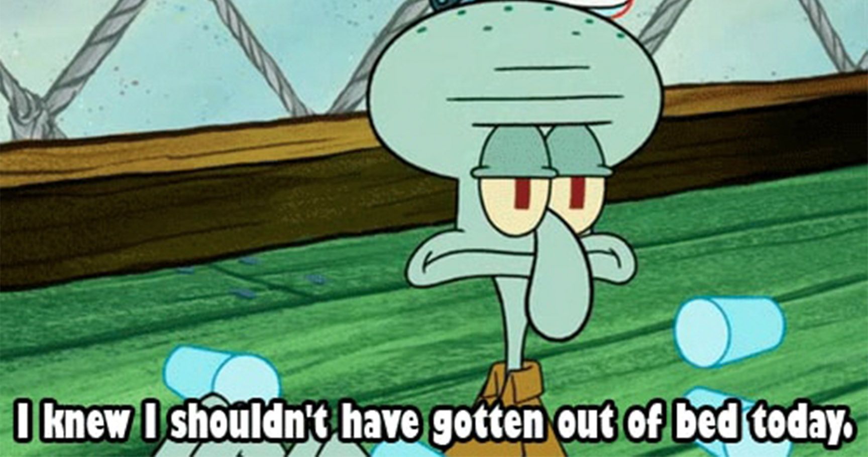 Feeling Overwhelmed? Try Acting a Bit More Like Squidward