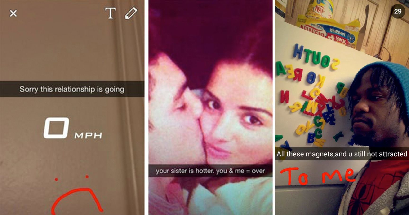 15 Breakup Snapchats That Are Ridiculously Brutal Thethings