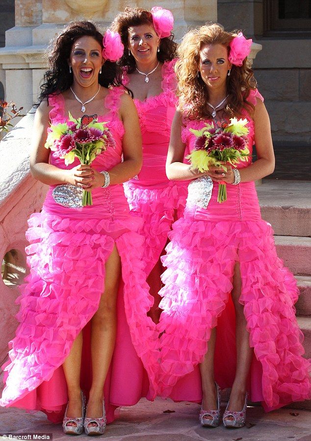 awful pink bridesmaid dress Horrible Pink Bridesmaid Dresses Ugly Pink Dress Ugly Pink Bridesmaid Dresses Clearance