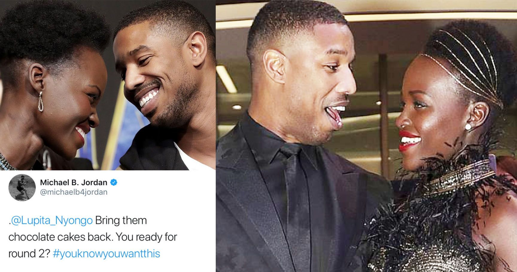 Chaiselong forbedre Almindeligt 25 Times We Desperately Wanted Lupita Nyong'o And Michael B Jordan To Get  Together