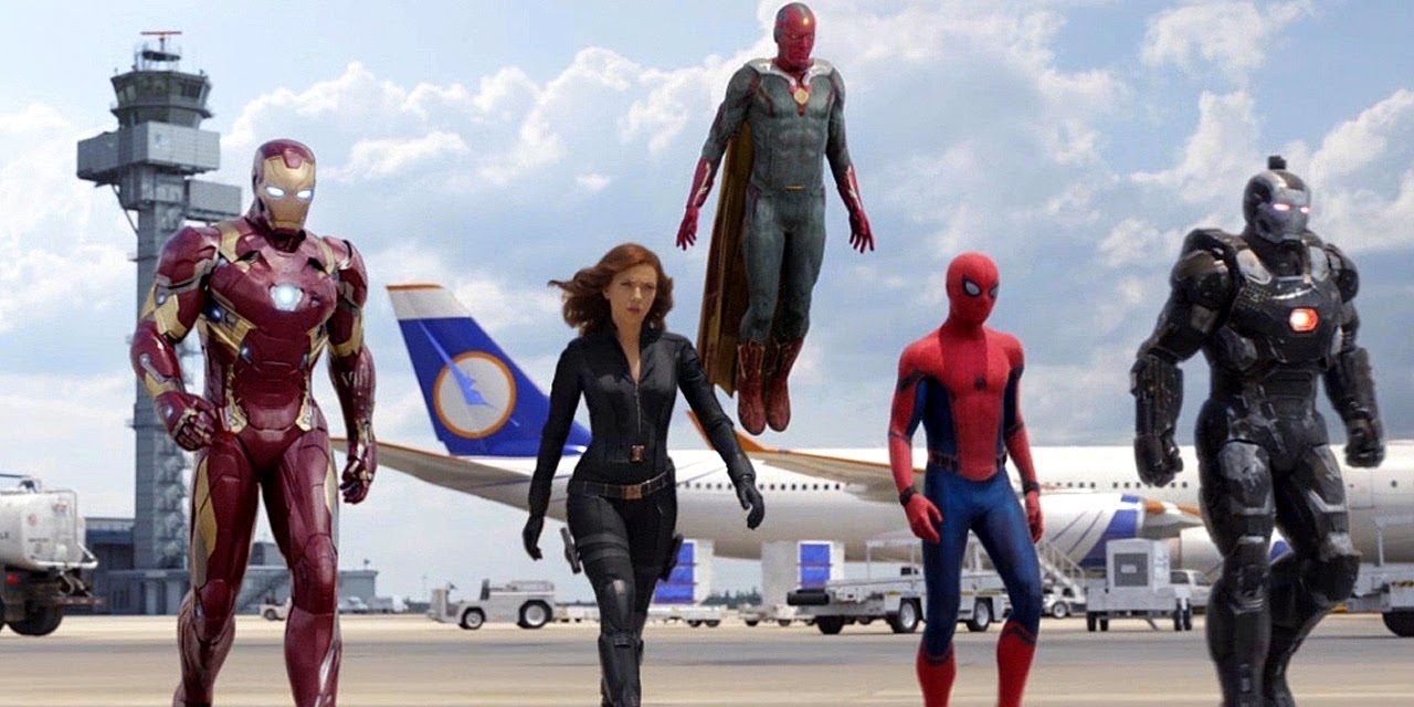 Airport Battle Civil War Iron Man's Team