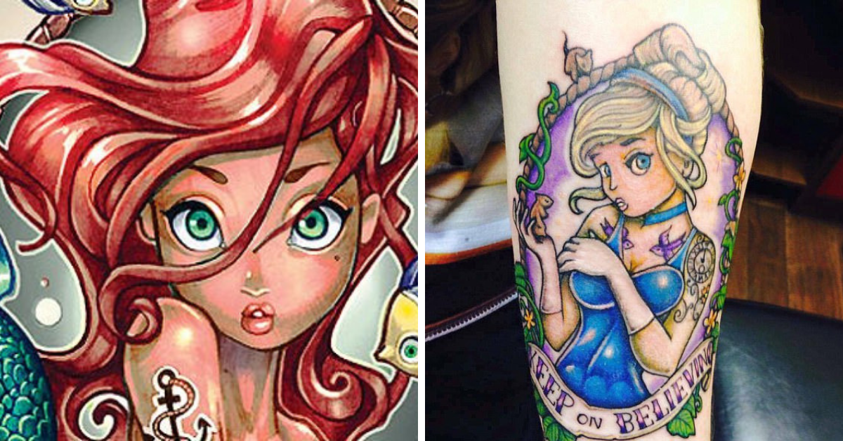 20 Of The Best Disney Princess Tattoos (Because, Why Not)