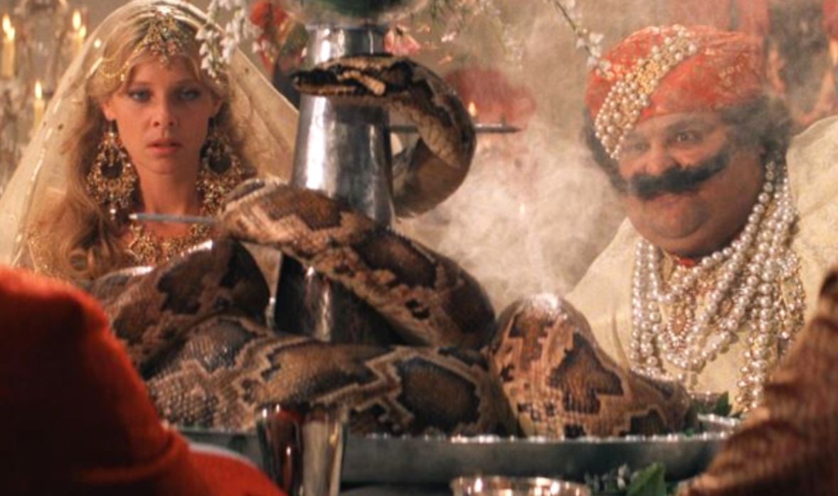 Snake Surprise In Indiana Jones And The Temple Of Doom