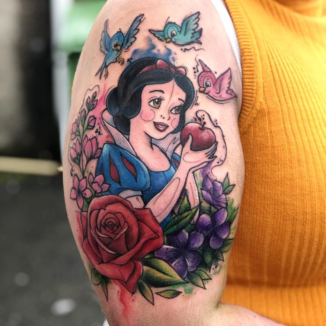 Snow White tattoo by Kegan Hawkins | Post 27124