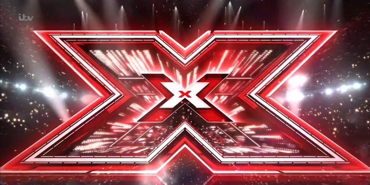 X factor logo bright red