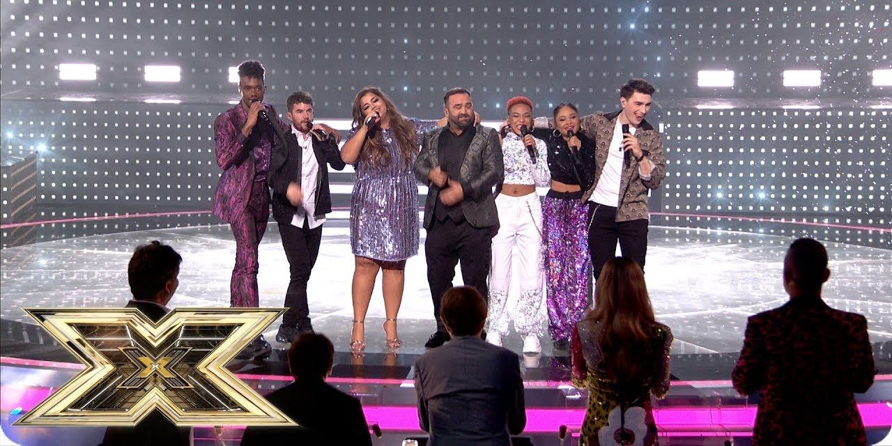 X factor many singers on stage