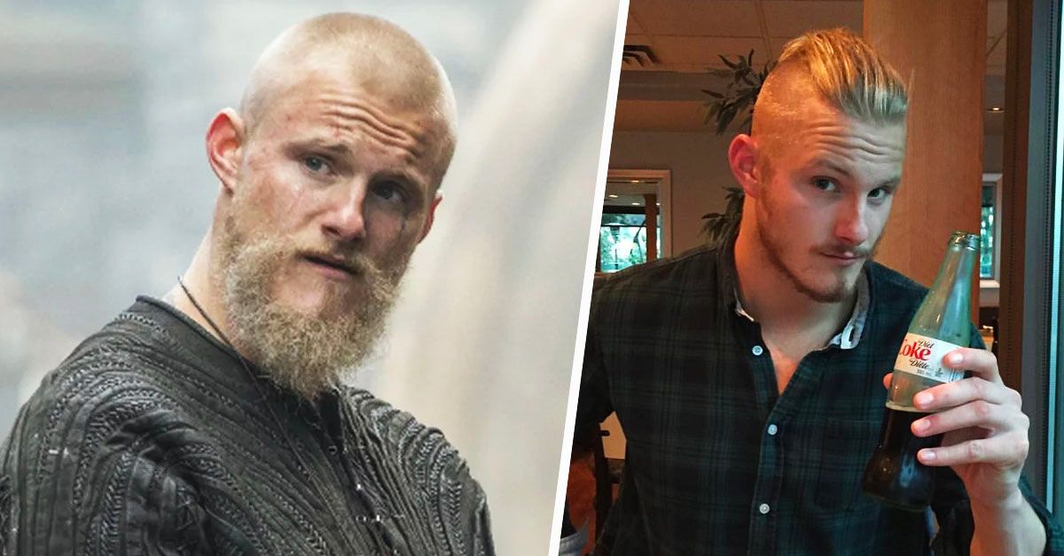 O ator Alexander Ludwig (Bjorn) - Vikings da Depressão