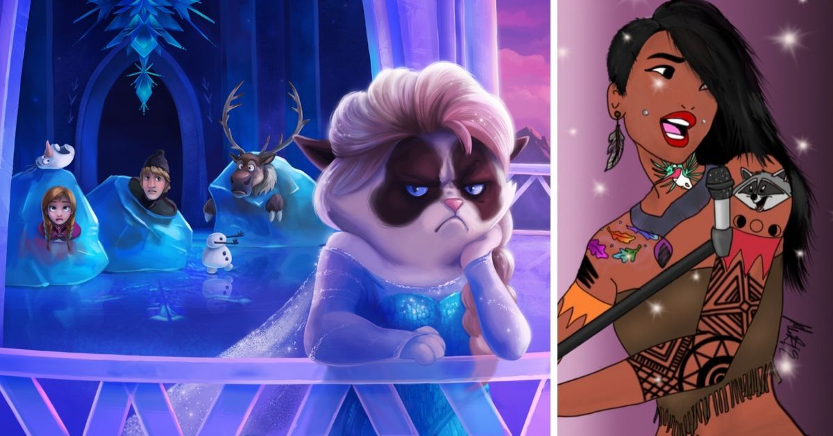 Brig Mod viljen Genbruge 20 Fan Art Pics Of The Disney Princesses We're Totally Obsessed With