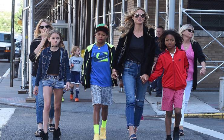 Today Heidi Klum Children 2020 : Heidi Klum And Her 4 Kids Spotted