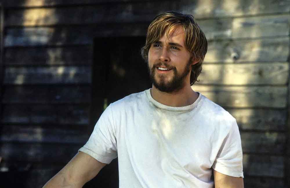 Ryan Gosling in a scene from 'The Notebook' 