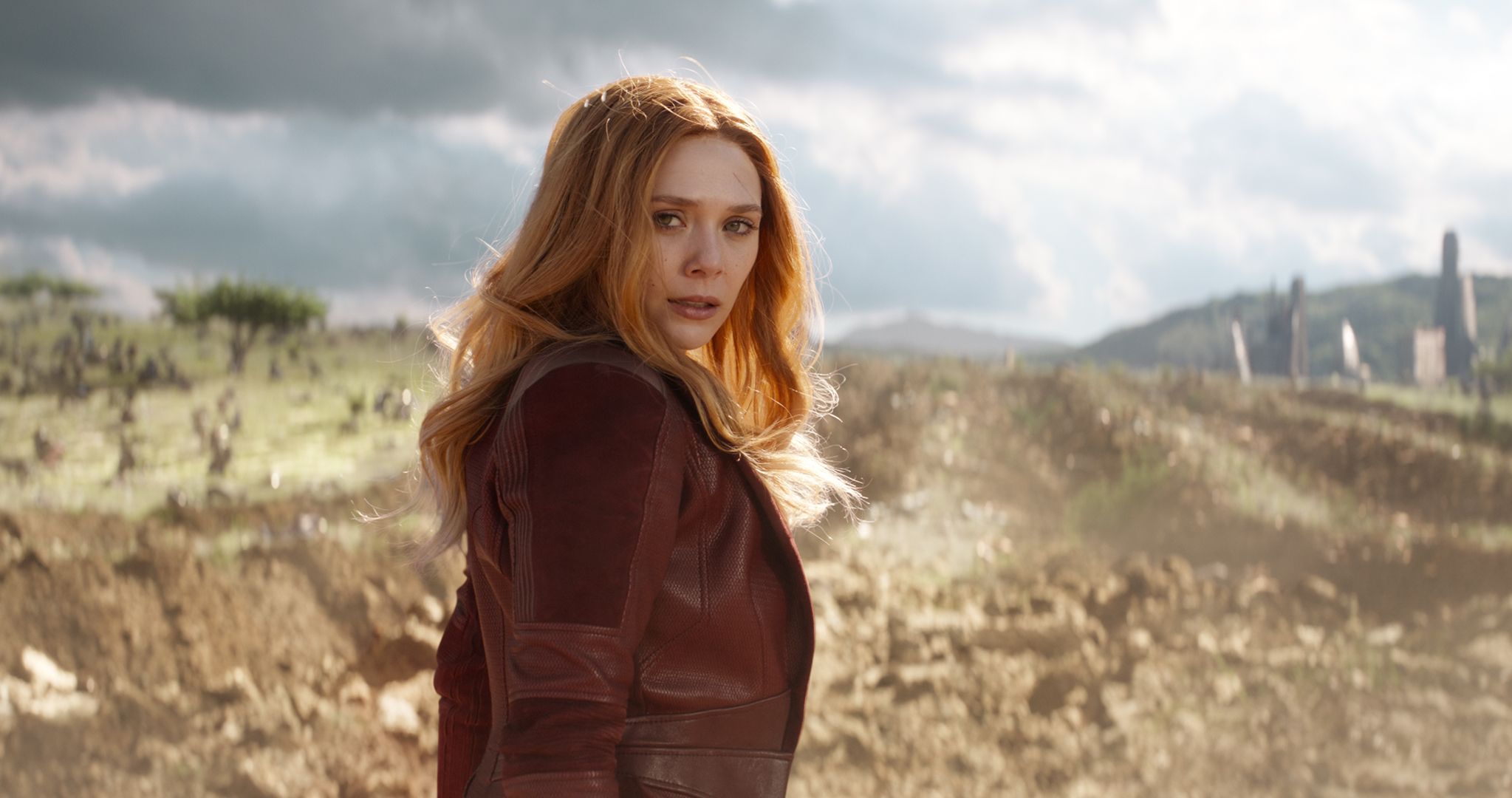 Marvel Studios' AVENGERS: INFINITY WAR..Scarlet Witch/Wanda Maximoff (Elizabeth Olsen)..Photo: Film Frame..©Marvel Studios 2018