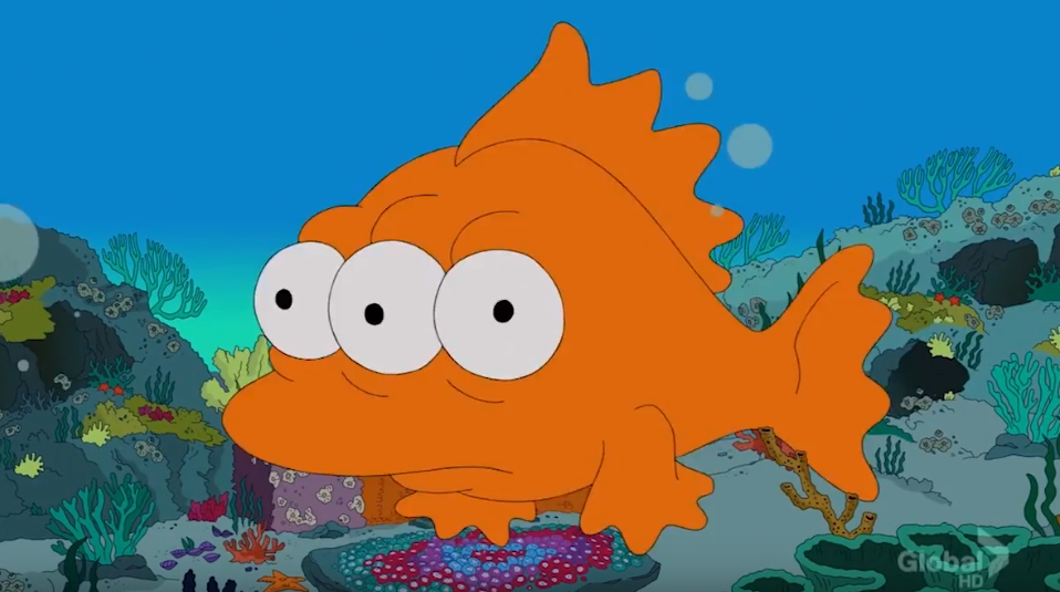 Simpson 3 eye fish