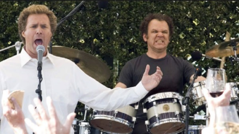 Did John C. Reilly really play the drums in the movie?