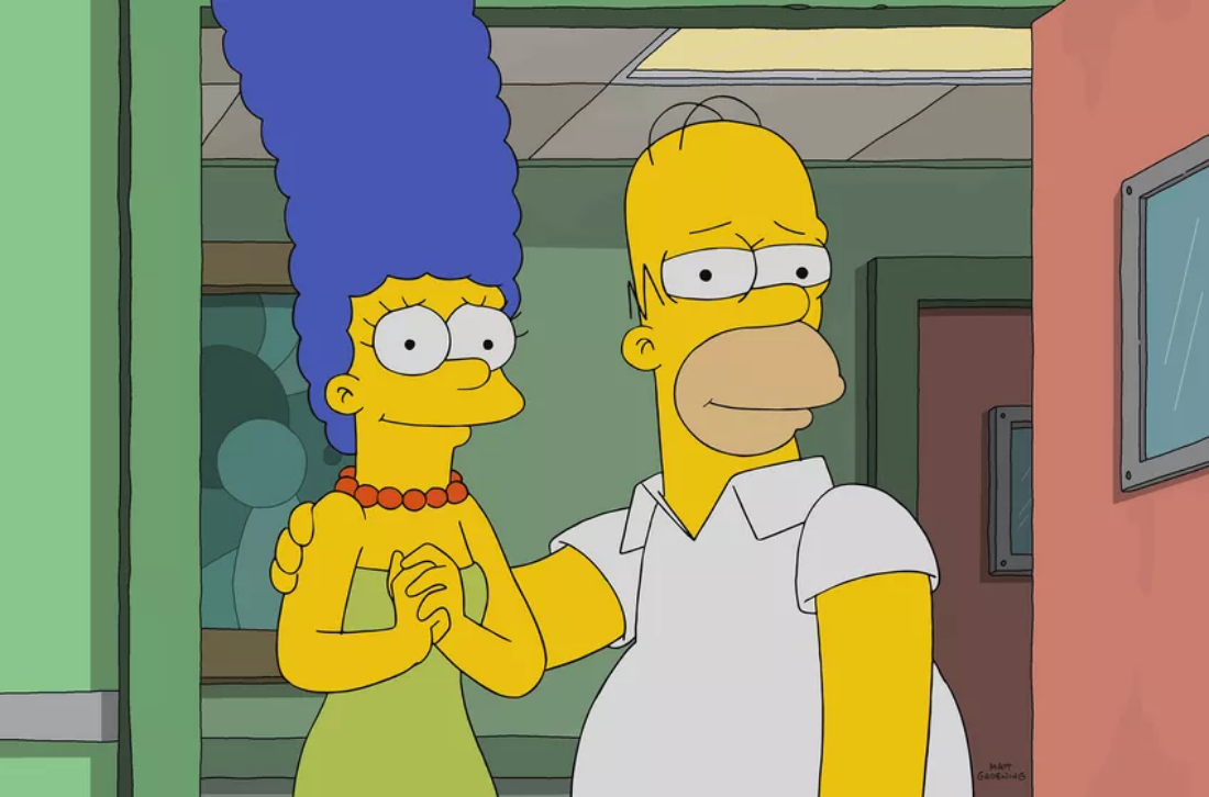 The Simpson - Cartoon - TV Show - Homer &amp; Marge 
