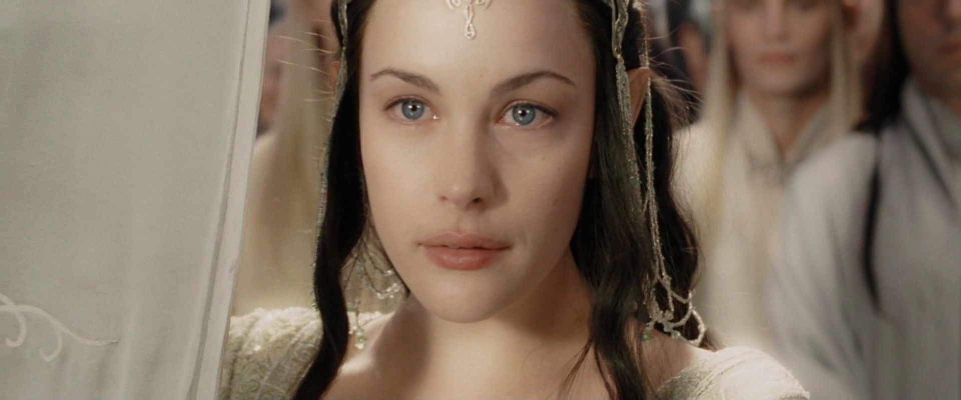  Liv Tyler as Arwen getting married