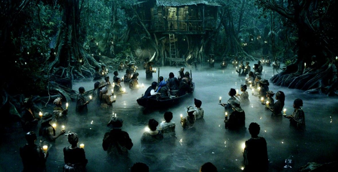 River scene from Pirates of the Caribbean Dead Man's Chest