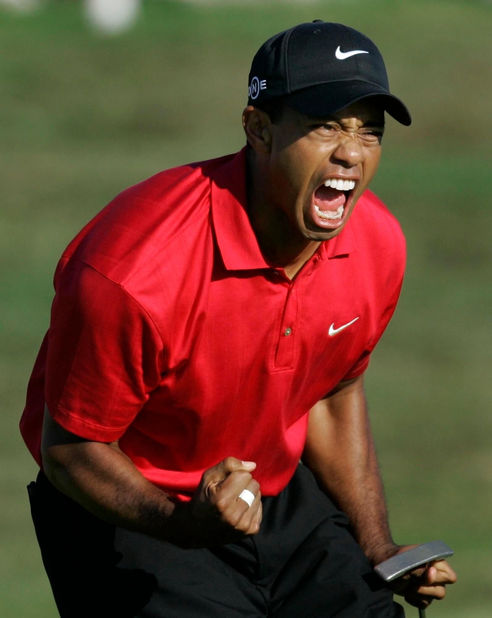 tiger woods angry
