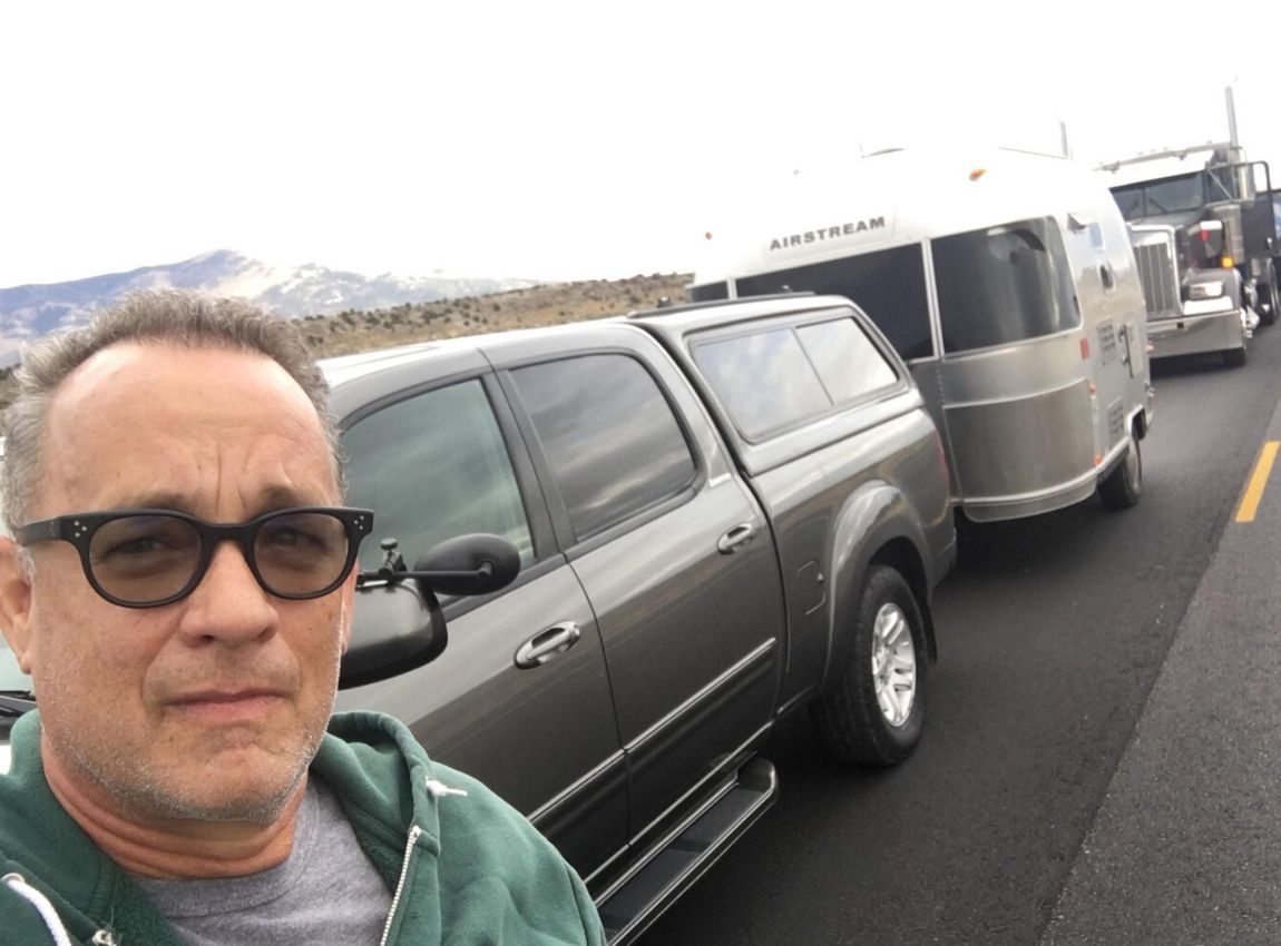 tom hanks with airstream
