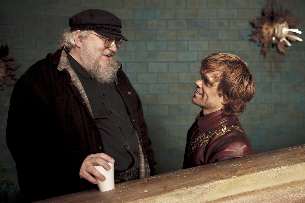 Peter Dinklage and George R.R. Martin