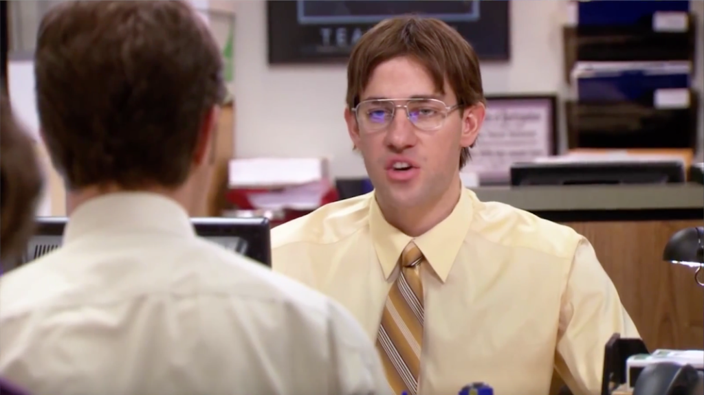 Jim Impersonates Dwight