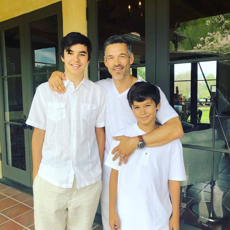 Eddie Cibrian et les enfants