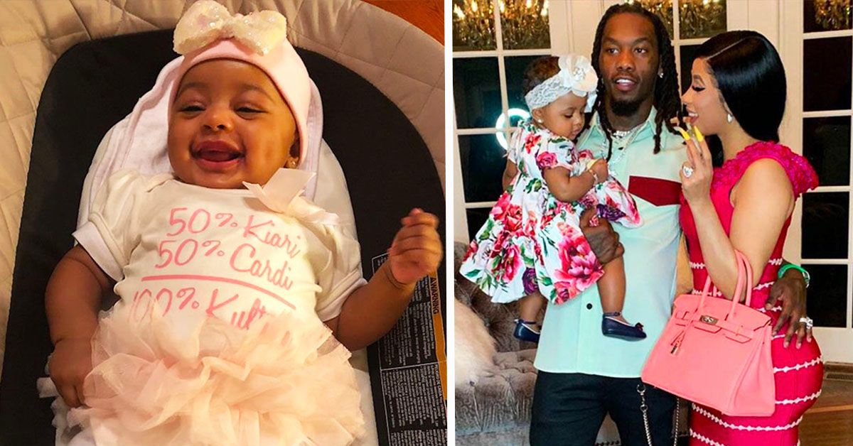 Offset's Daughter Kulture - Gucci Baby Girls Mini Me Pink Flower Pants