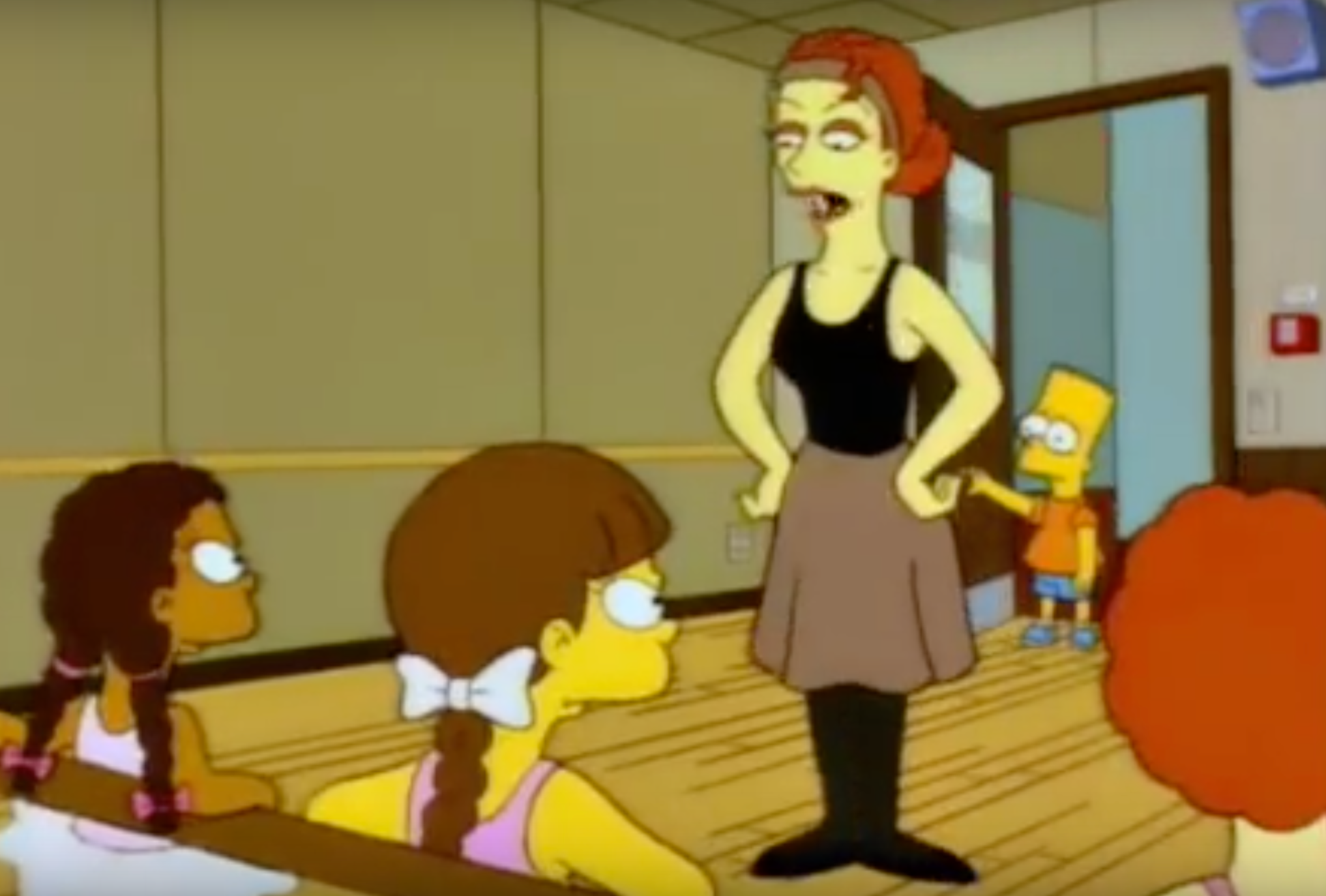 The Simpsons Bart does Ballet