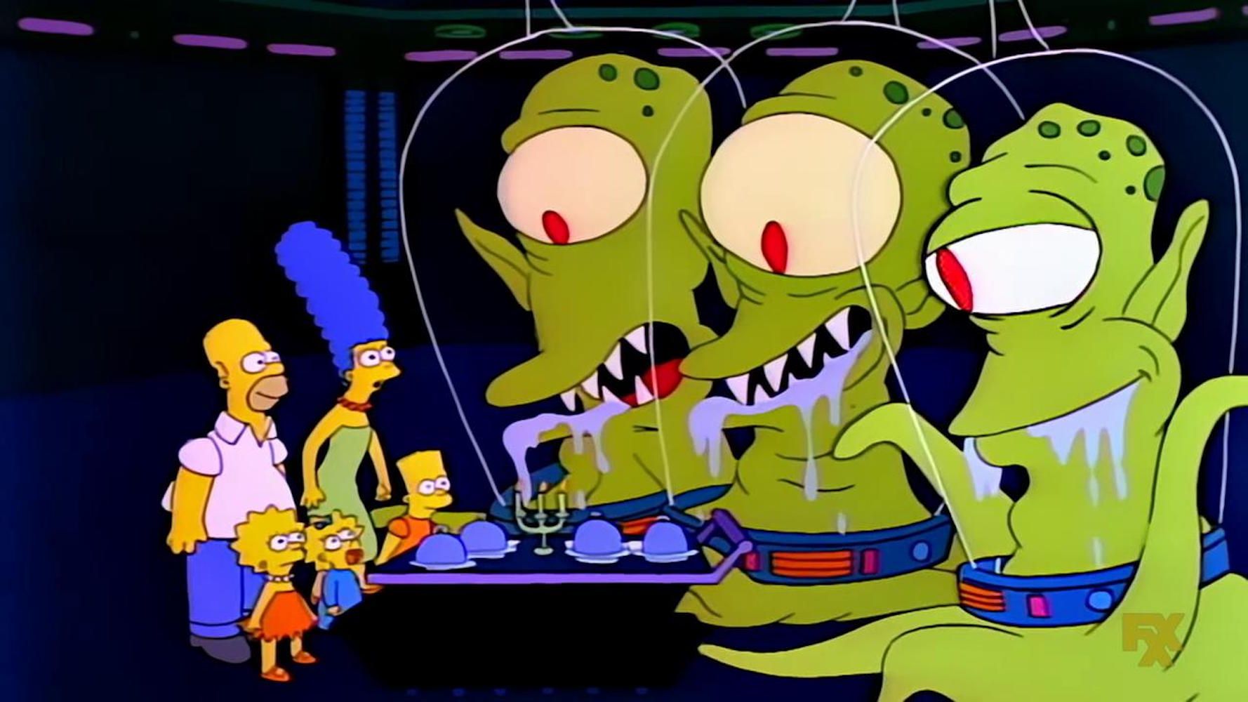 The Simpsons aliens