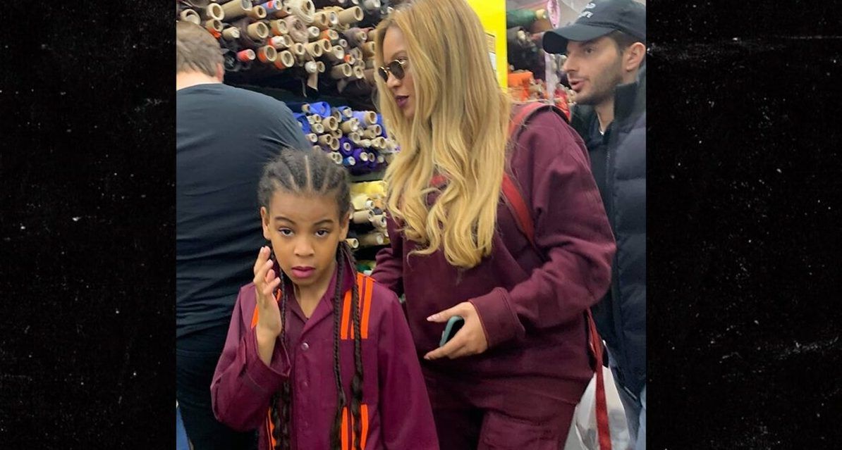 Beyonce & Blue Ivy Wear Matching Outfits For NYC Shopping Date