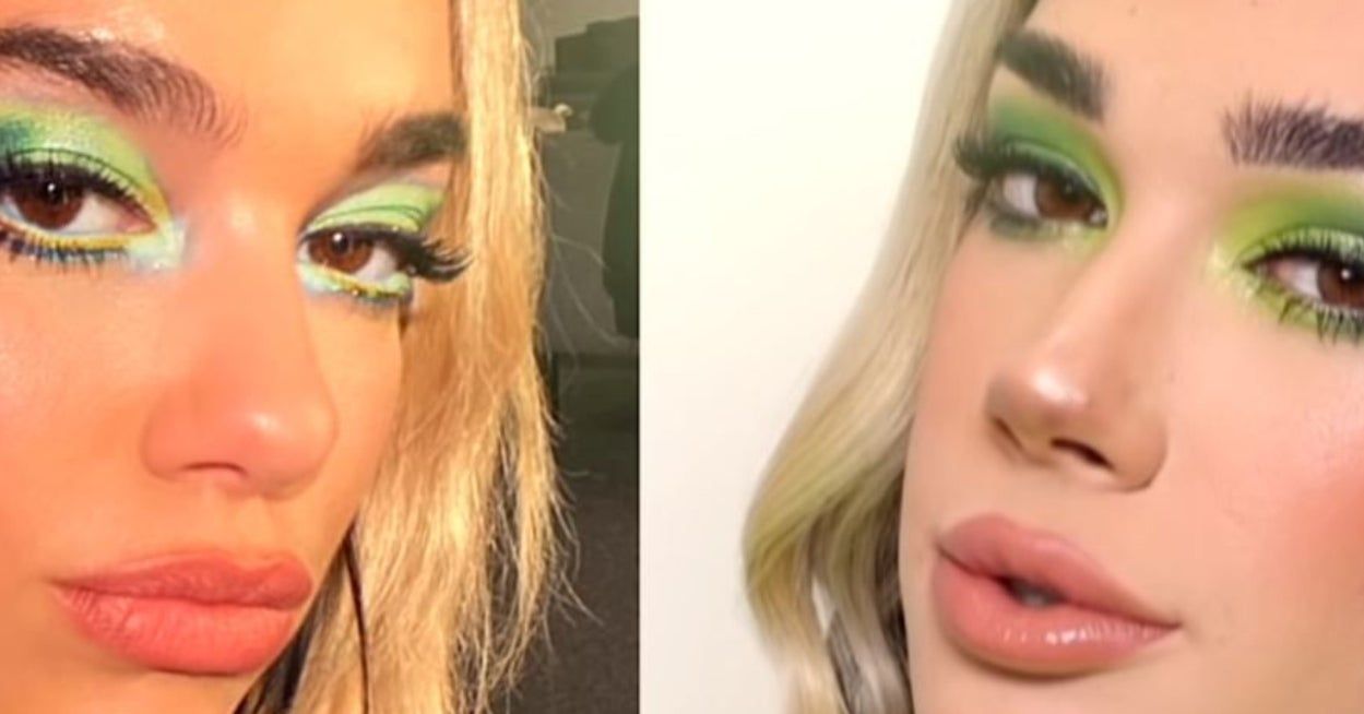 James Charles Transforms Into Dua Lipa Using Very Few Beauty Products