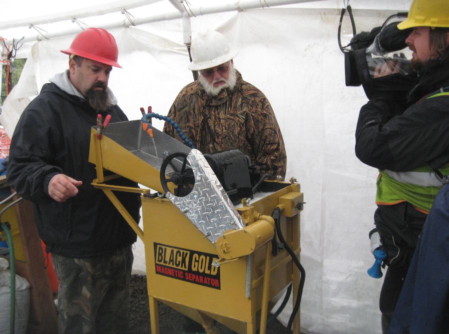 the filming of reality show Gold Rush