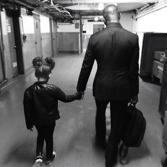 Jamie Foxx e Annalise nel backstage del Jimmy Fallon
