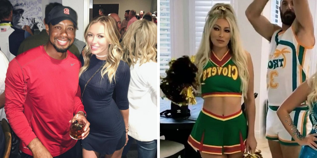 Paulina gretzky's bum became an internet sensation clad in tight white ...