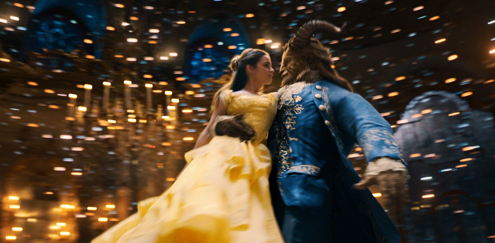 Belle and Beast Dance In The Ballroom