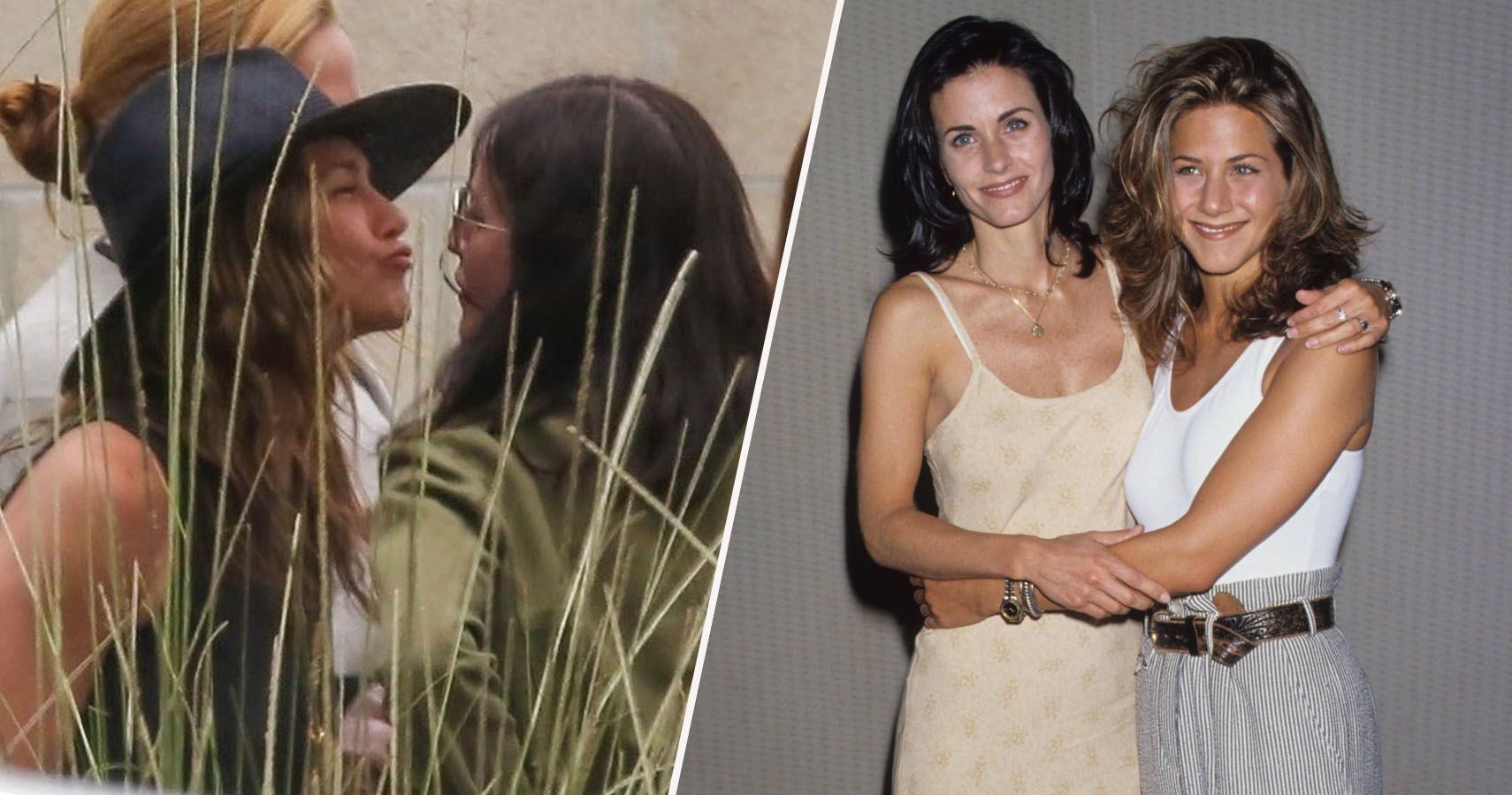 14 Pics Of Jennifer Aniston And Courteney Cox Showing Their True Friendship