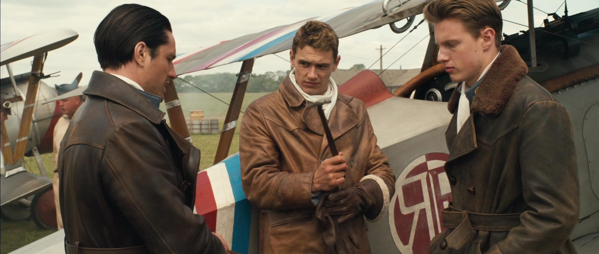 Pilots from one of the scenes in the film Flyboys