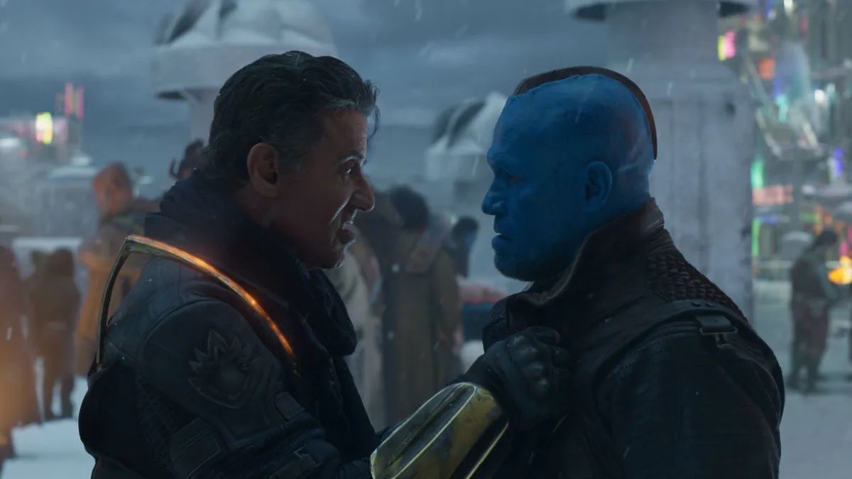 Sylvester Stallone in Guardians of the Galaxy Vol. 2.