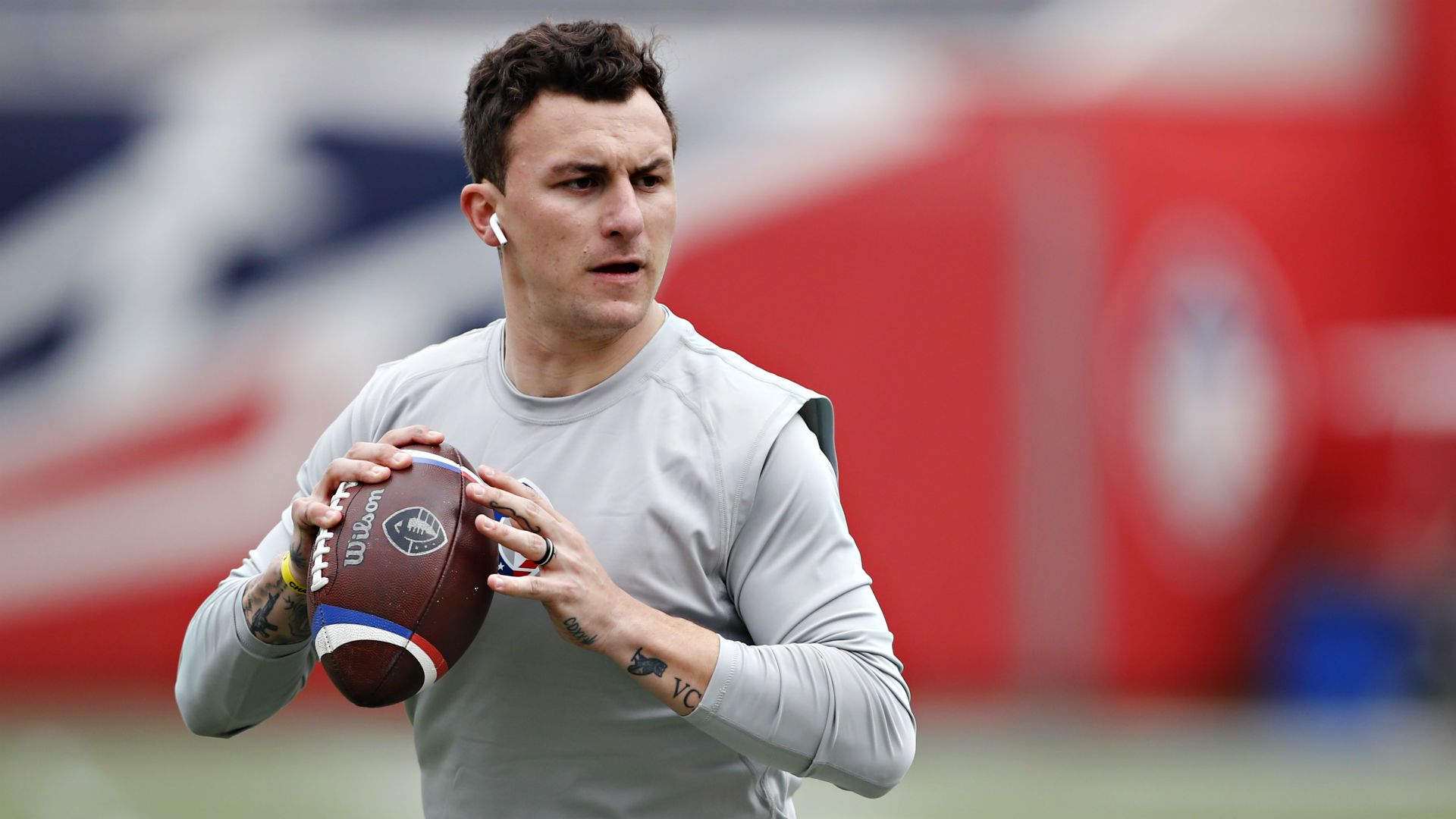 Johnny Manziel training