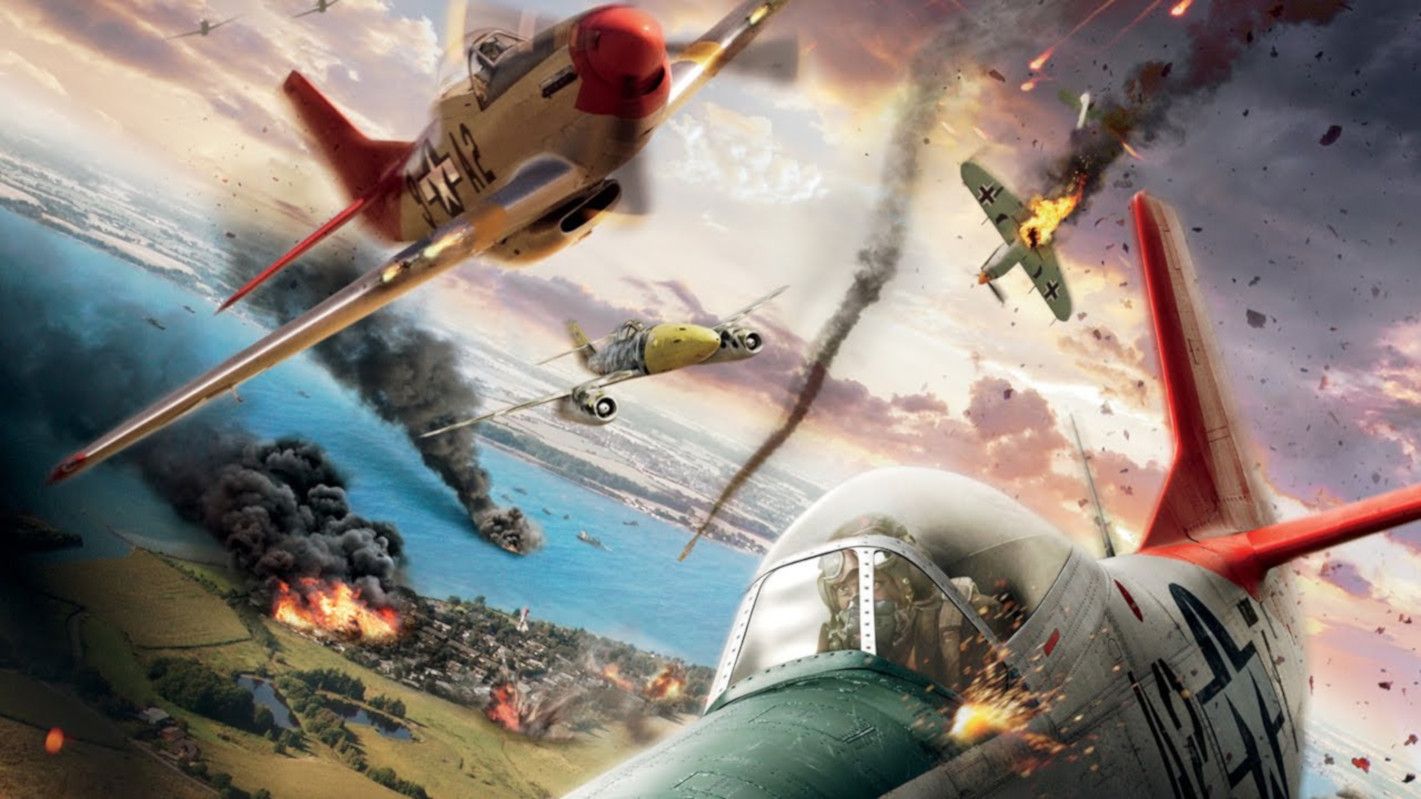Planes flying in one of the scenes in Red Tails