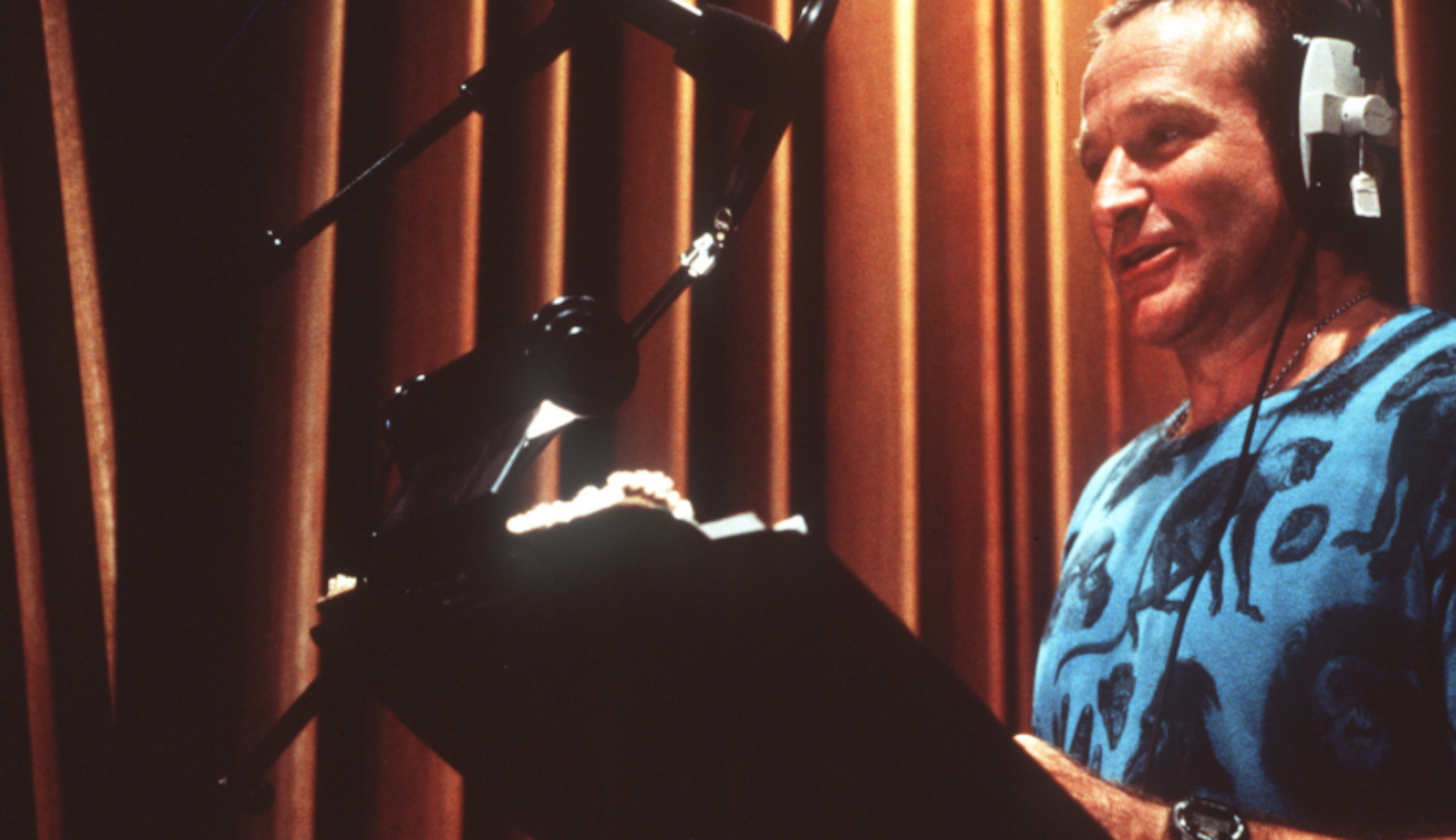 Robin Williams recording ALaddin