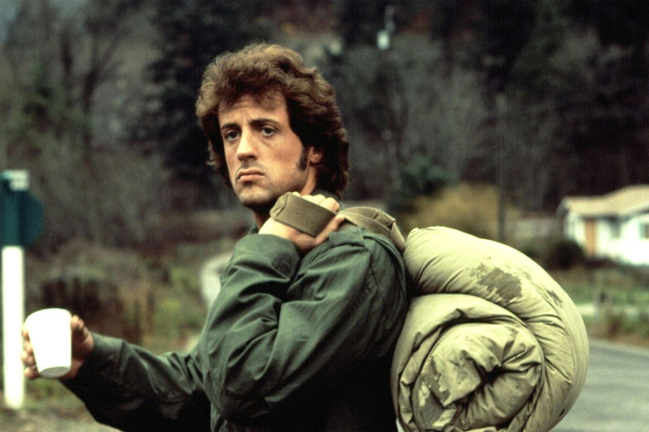 Sylvester Stallone in Rambo: First Blood.
