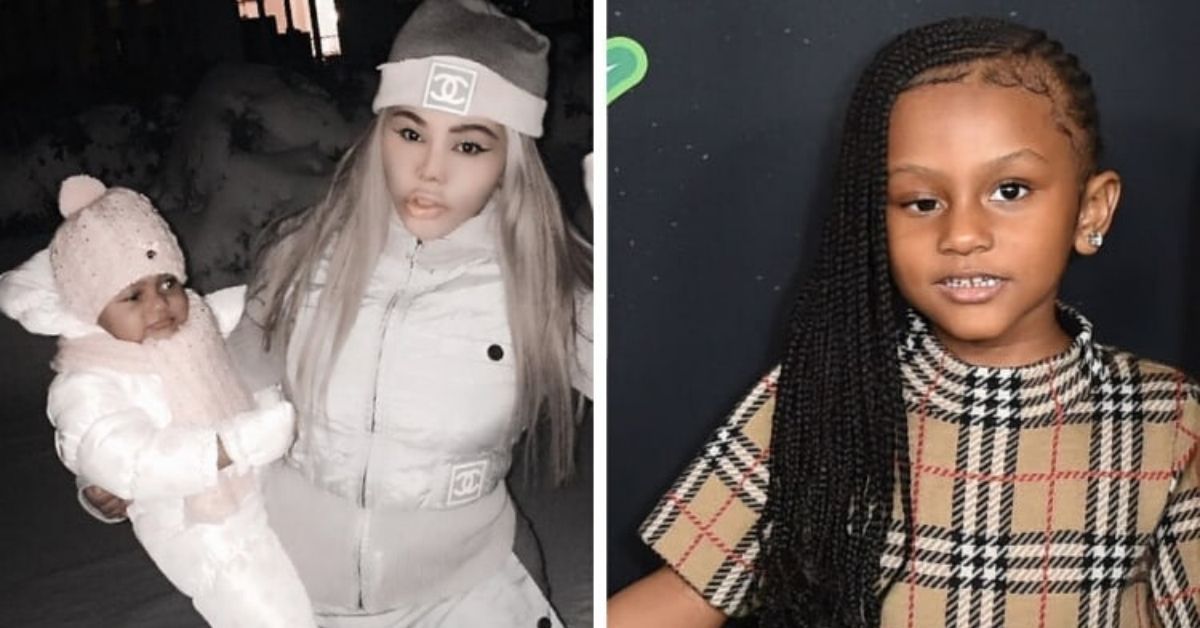 Lil Kim Daughter Lil' kim gave fans a sneak peek of her adorable baby