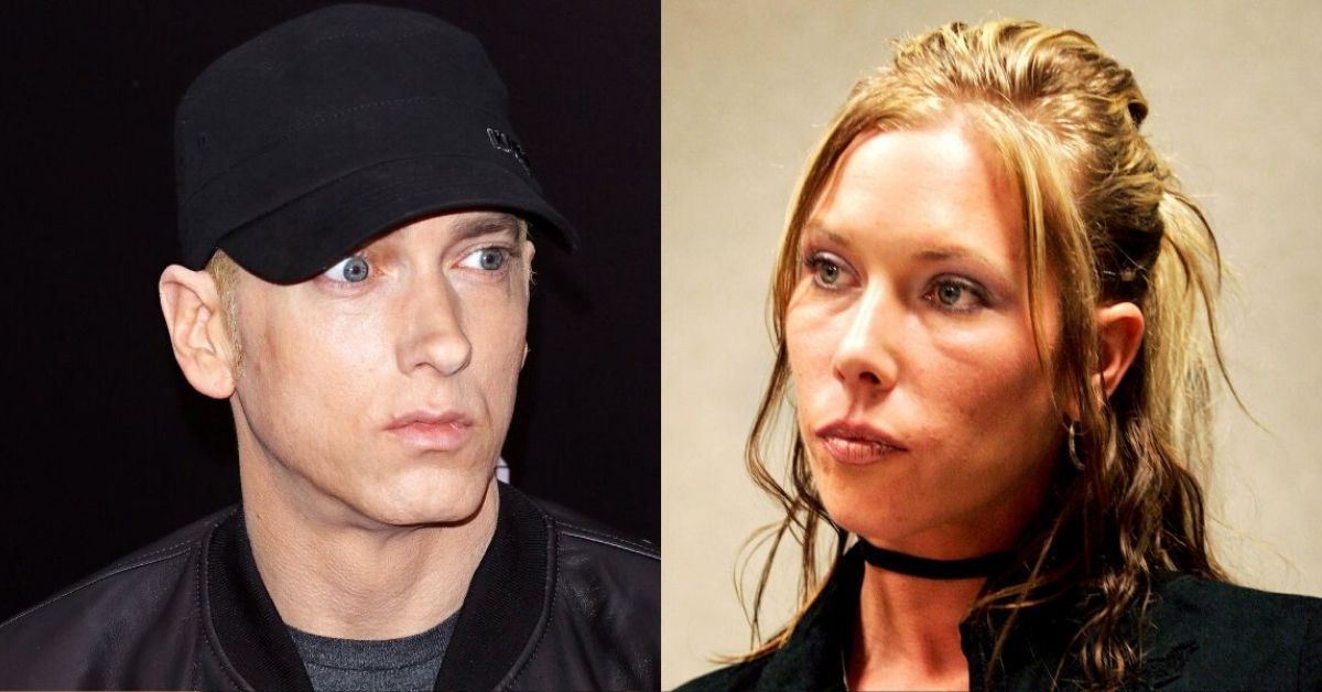 Eminem and Kim Scott Mathers side by side