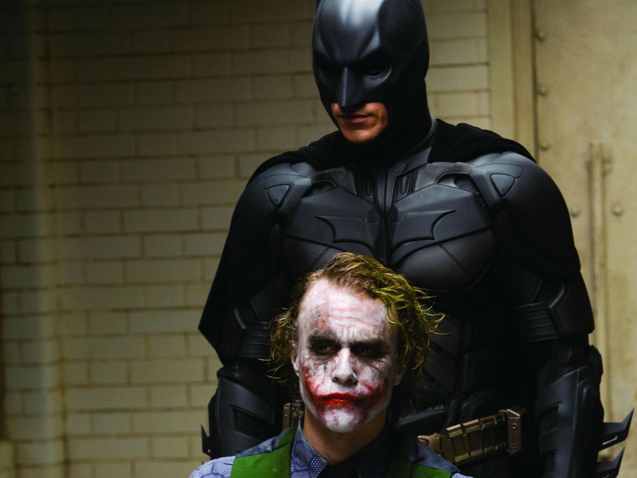 dark knight batman and joker