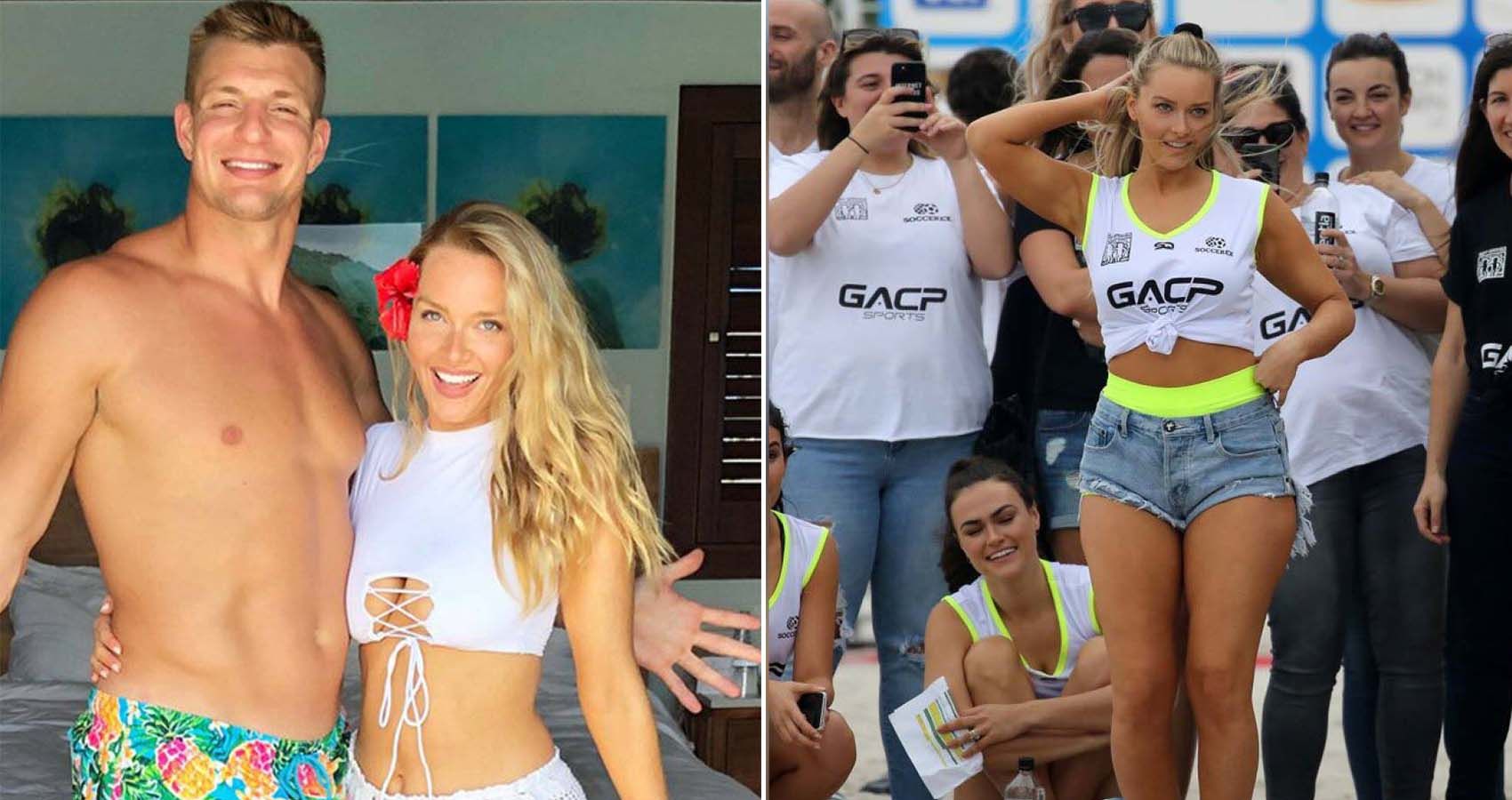 Sports Illustrated Swimsuit model Camille Kostek gets candid on dating Rob  Gronkowski: 'It just feels good'