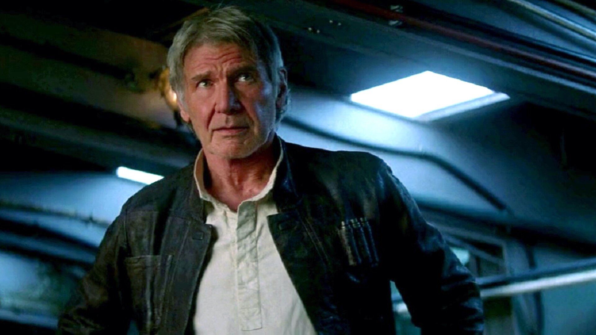 Harrison Ford as Han Solo in Star Wars.