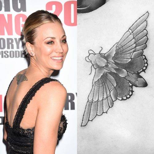 kaley-cuoco-moth-back-tattoo