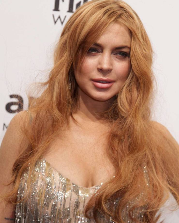 Lindsay Lohan auf dem roten Teppich